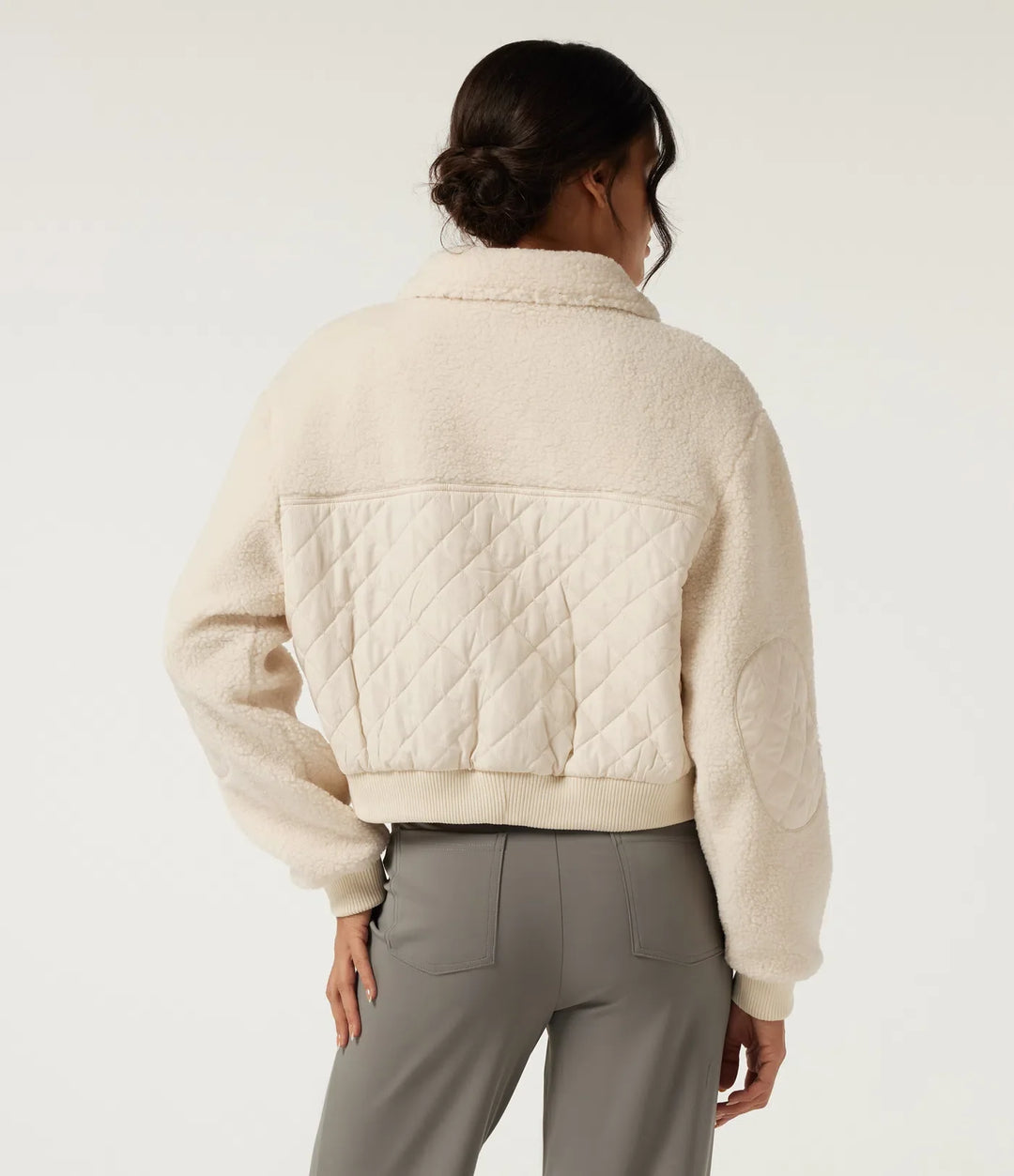 Lapel Long Sleeve Casual Sherpa Jacket with Pockets