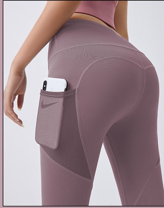 Brooke | High-Waist Yoga Leggings with Side Phone Pocket