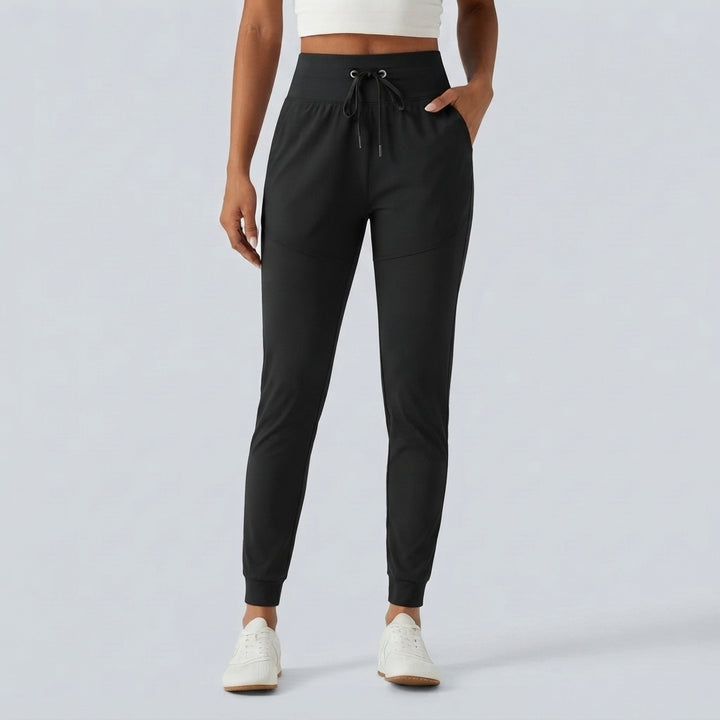 Halara UltraSculpt High Waisted Drawstring Ruched Yoga Joggers with Pockets