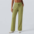 Halara UltraSculpt High Waisted Drawstring Straight Leg Yoga Pants with Pockets