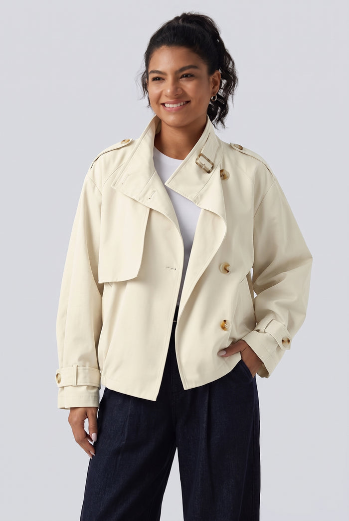 Hooded Long Sleeve Casual Jacket with Pockets