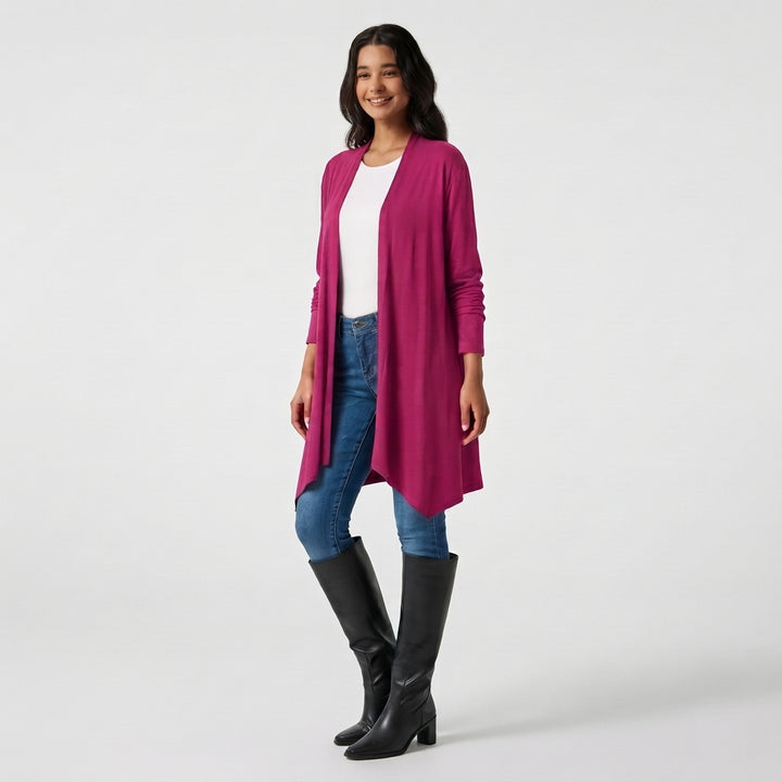 Raglan Long Sleeve Casual Cardigan with Pockets