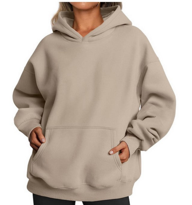 Avery | Oversized Fleece Lined Hoodie with Kangaroo Pocket