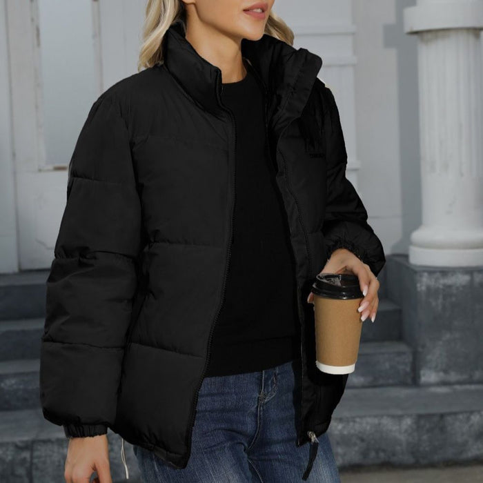 Savannah | Windproof Padded Puffer Jacket with Stand Collar
